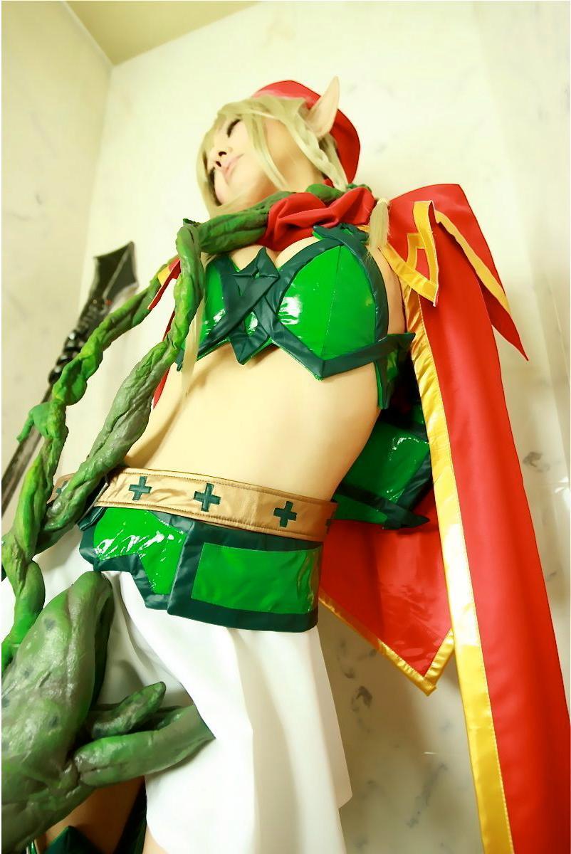 [Cosplay]  Queens Blade  Echidna & Alleyne Vs Tentacles SP2